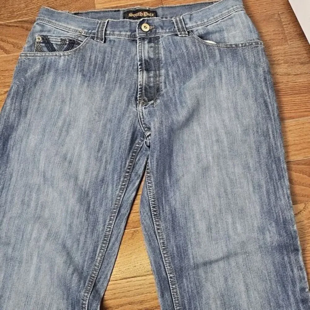 Southpole VTG DS Men 34x32 Blue‎ Jeans Denim Sk8 Loose Baggy Grunge Y2K Punk